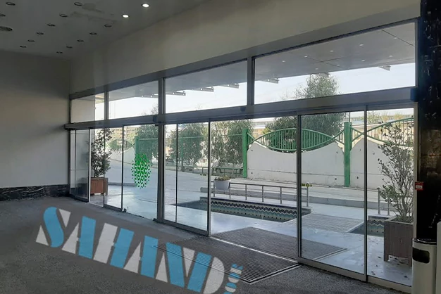 نصب درب اتومات شیشه ای
