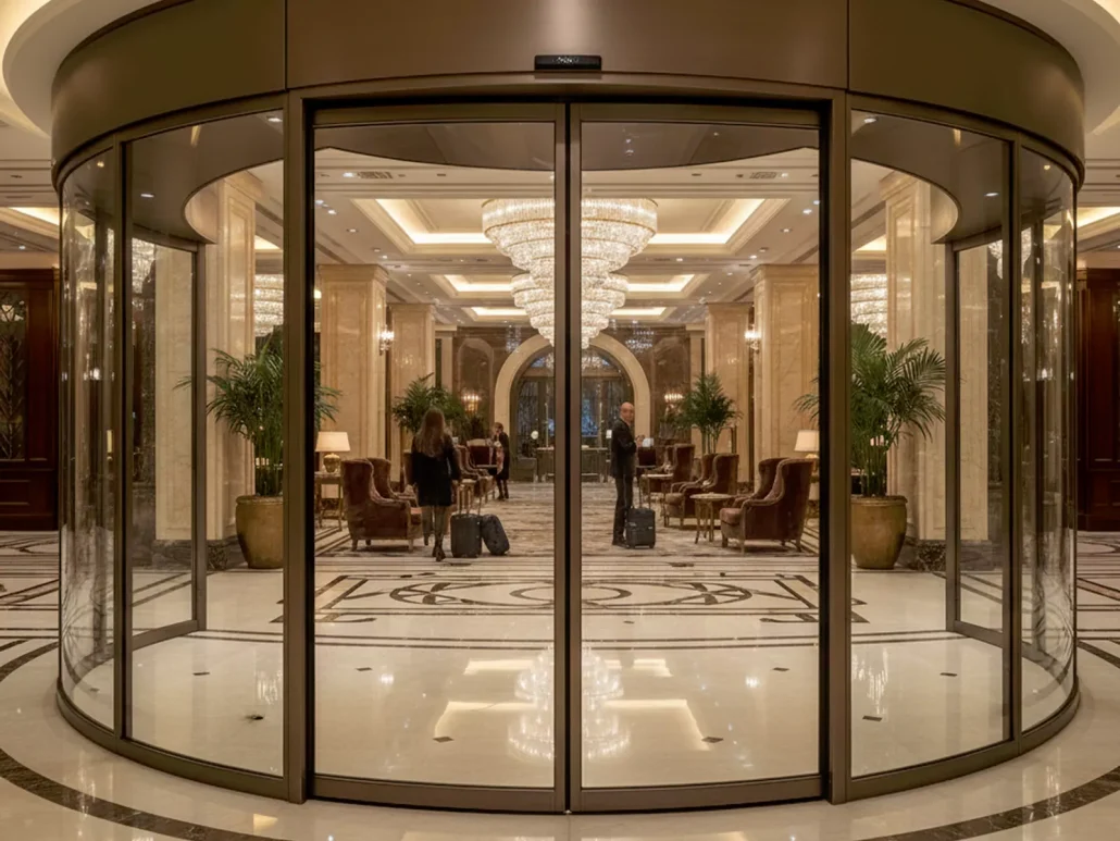 درب اتوماتیک منحنی
