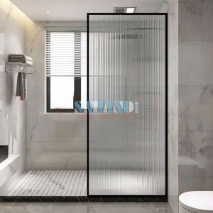کابین دوش شیشه شیاردار